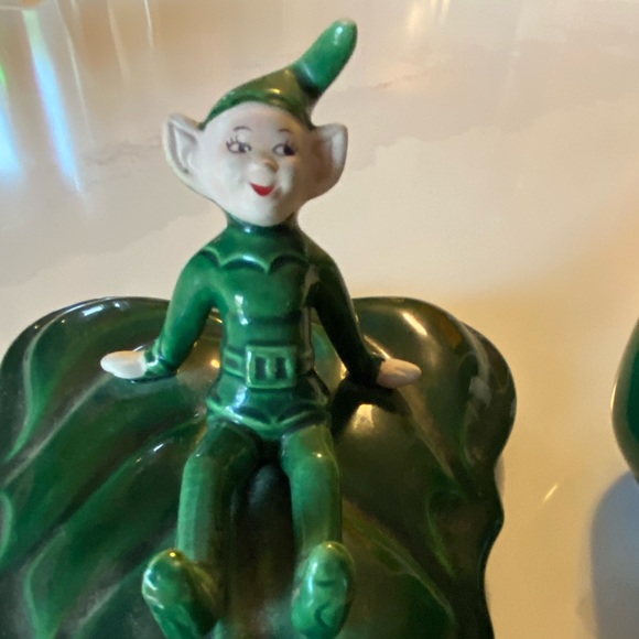 VTG Pixie Elf dish 60s ceramic whimsical - Picture 2 of 4